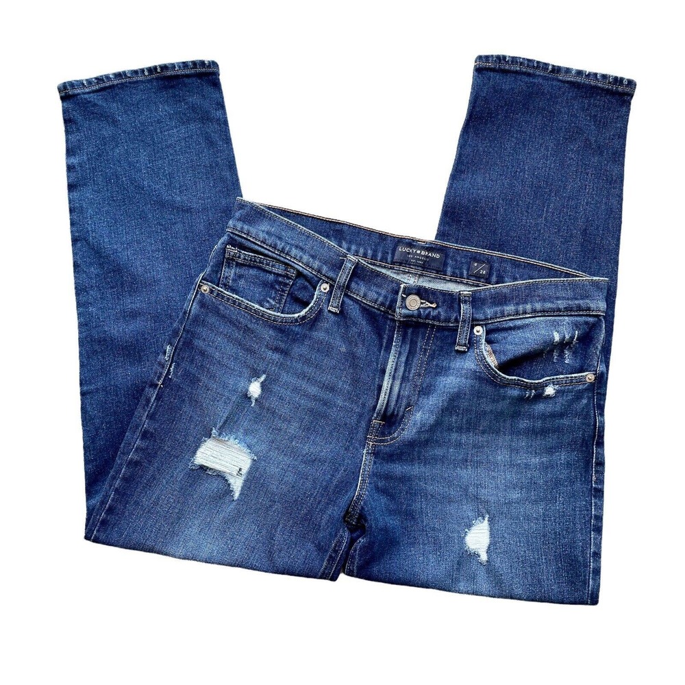 Lucky Brand Mid Rise Boyfriend Sienna Distressed Jeans Size 6/28